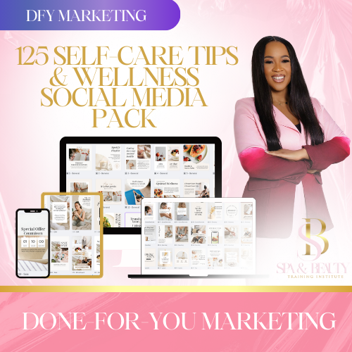 DFY 125 Self-Care Tips and Wellness Social Media Pack