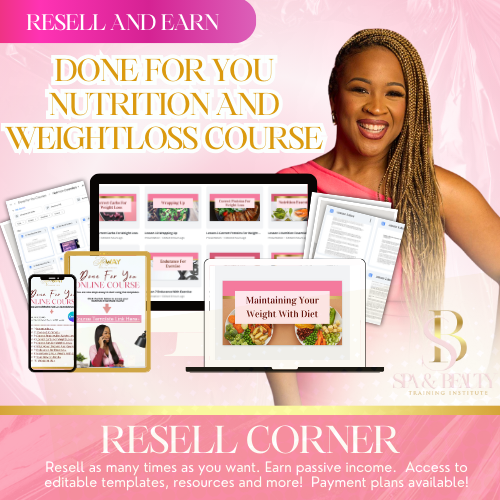 Resell: Done-For-You Nutrition and Health Course