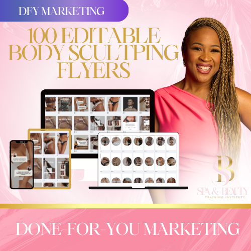 100 editable Body Scultping Flyers