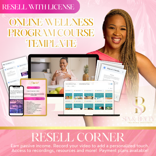 Resell: Done-for-You Online Wellness Program Course Template