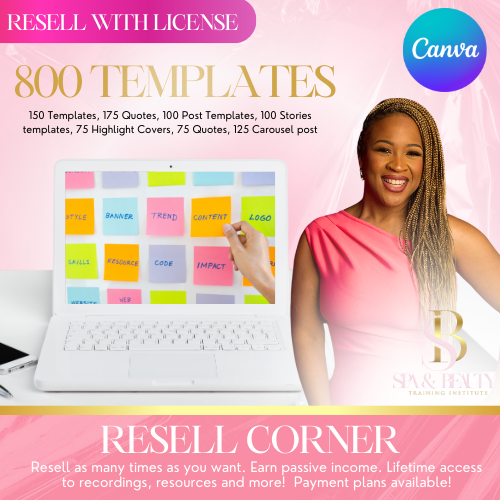 Resell: 800 Templates