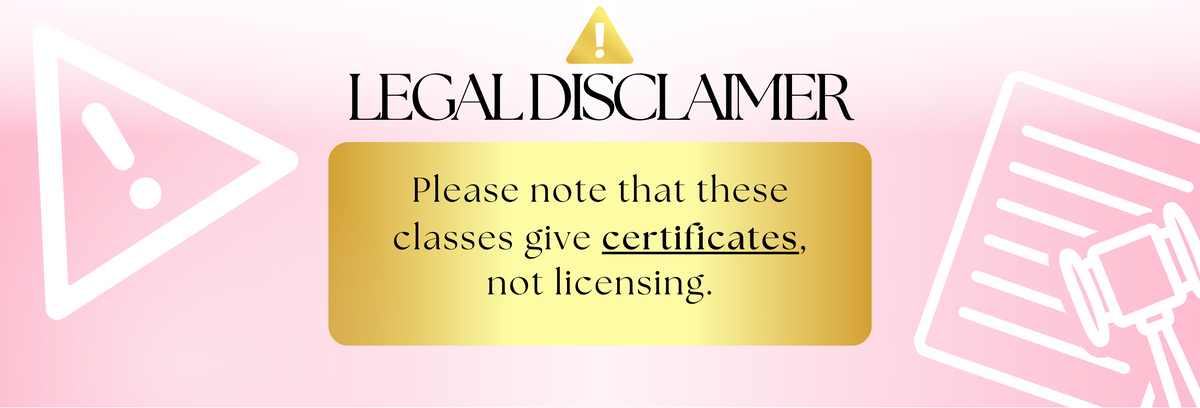 Training Only Disclaimer Sign Resell Corner – A Spa & Beauty Institute